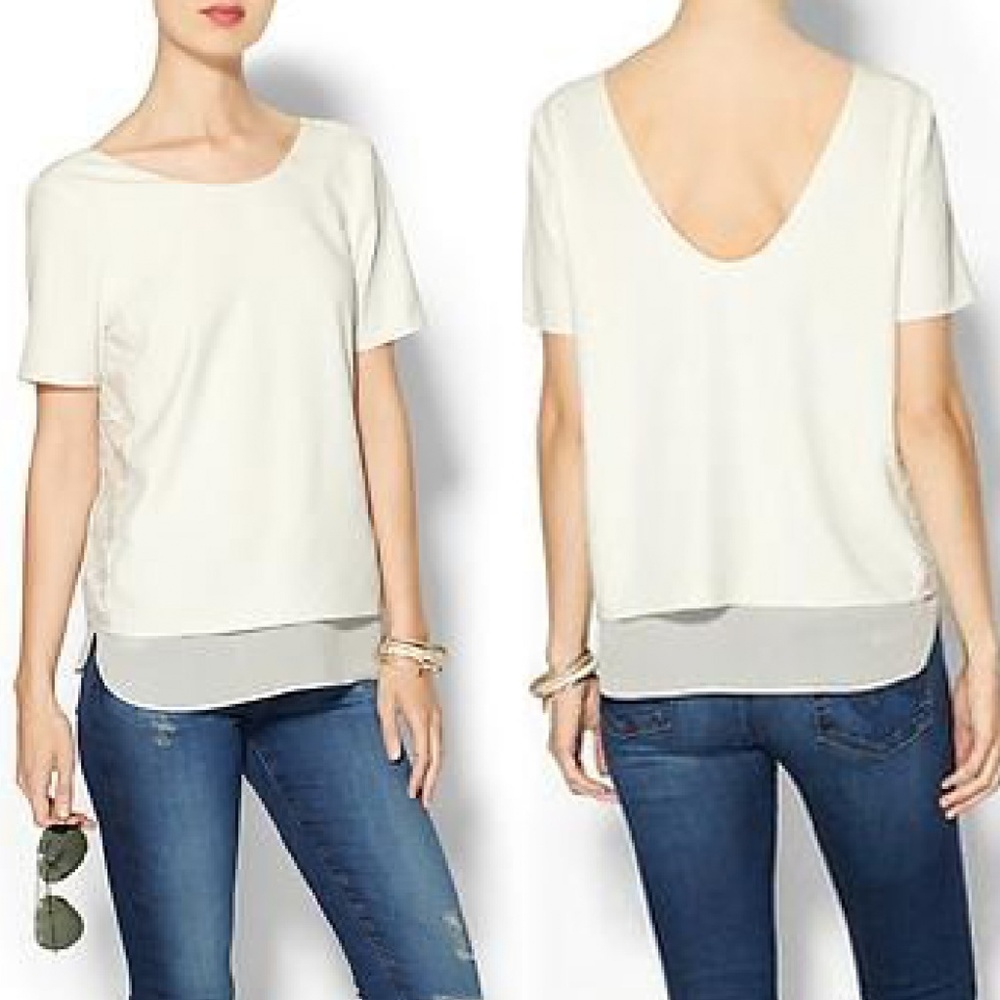 Cooper & Ella Lace Detail Tee